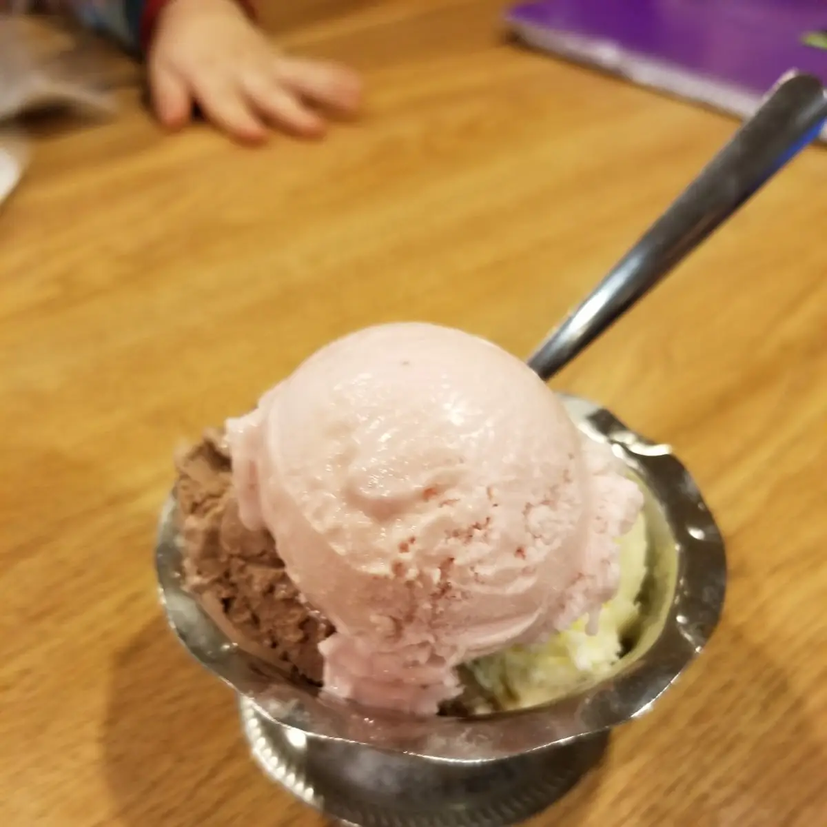 Vanilla Chocolate Strawberry Icecream