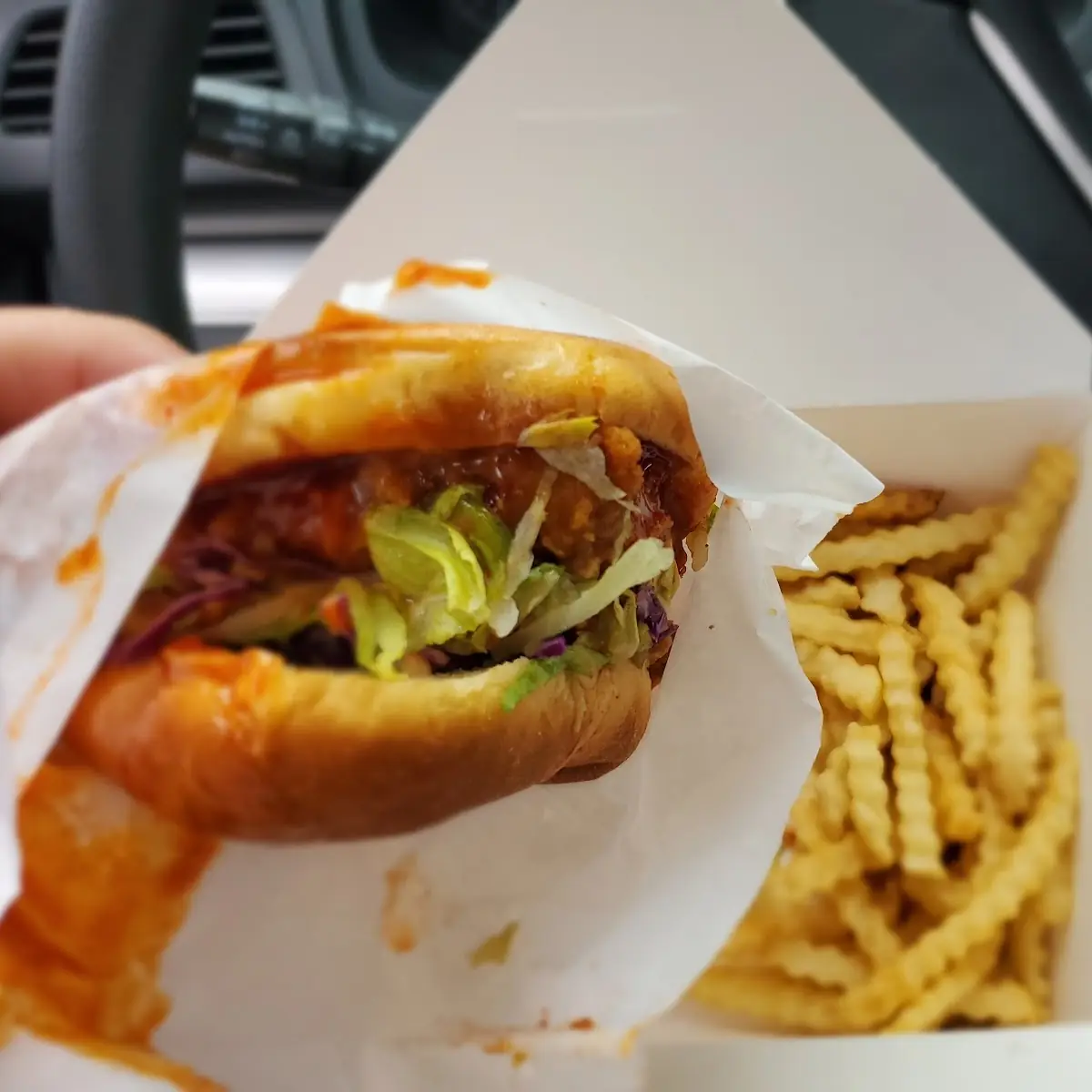 Korean Fried Chicken Sandwich Combo