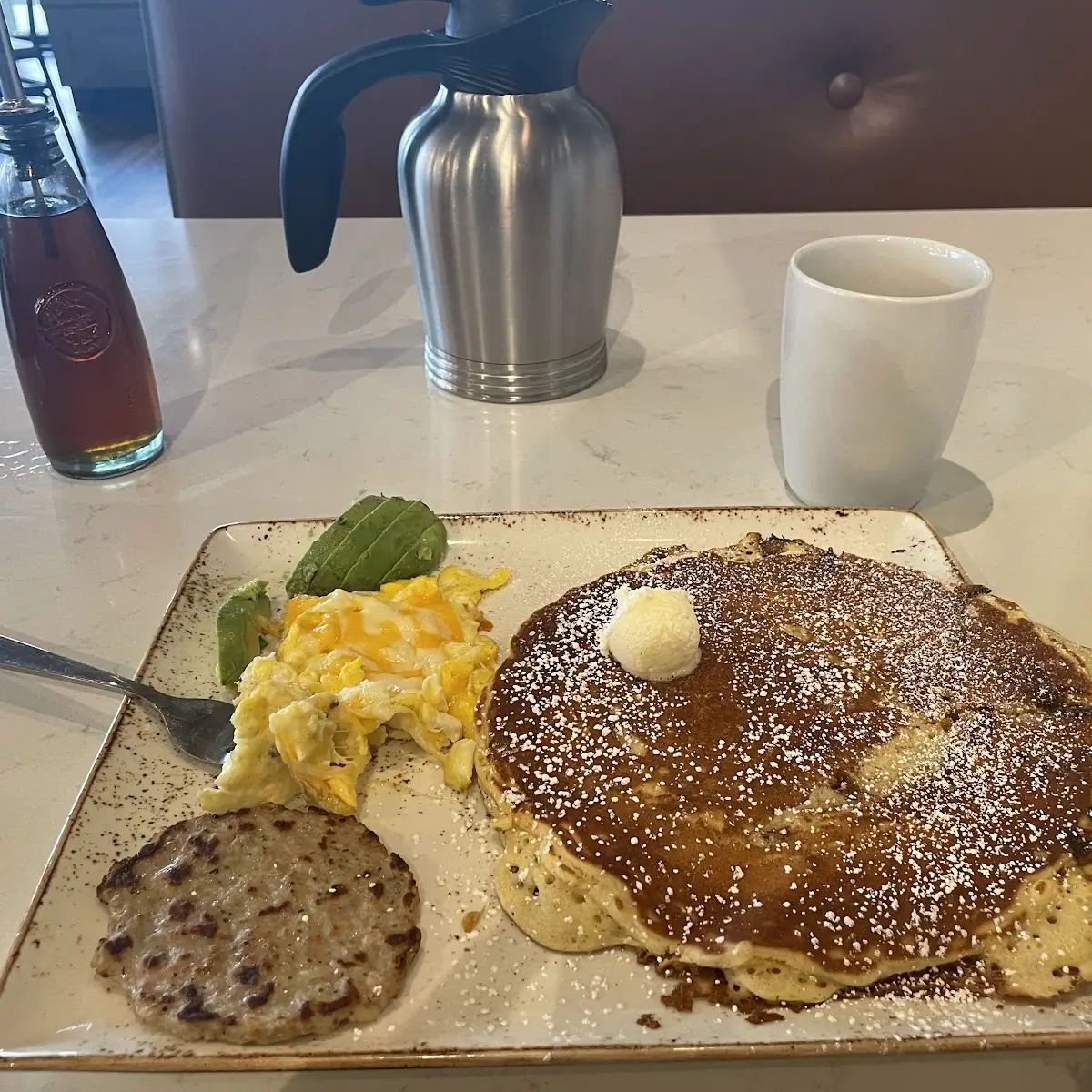 Cinnamon Chip Pancake Breakfast