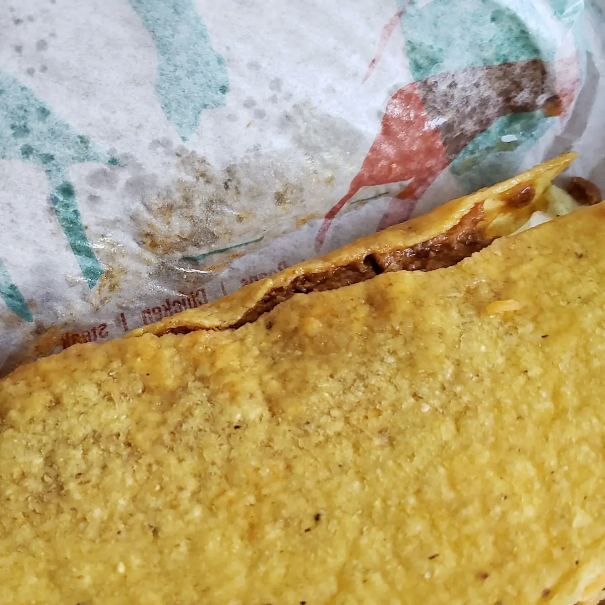 Soggy Beef Taco
