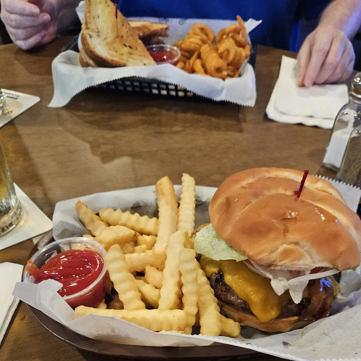 Big Bacon Cheeseburger with Fries