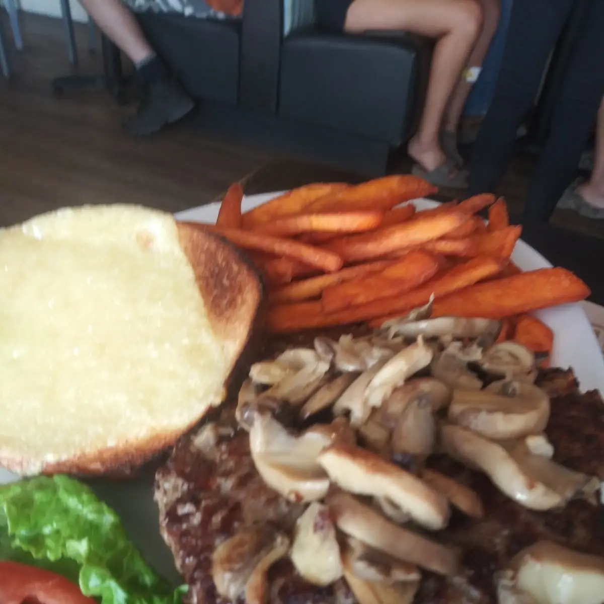 Mushroom Swiss Burger