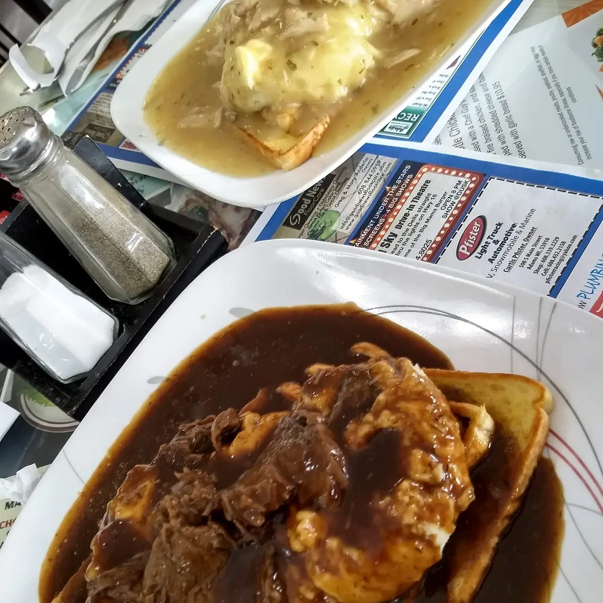 Open Faced Roast Beef