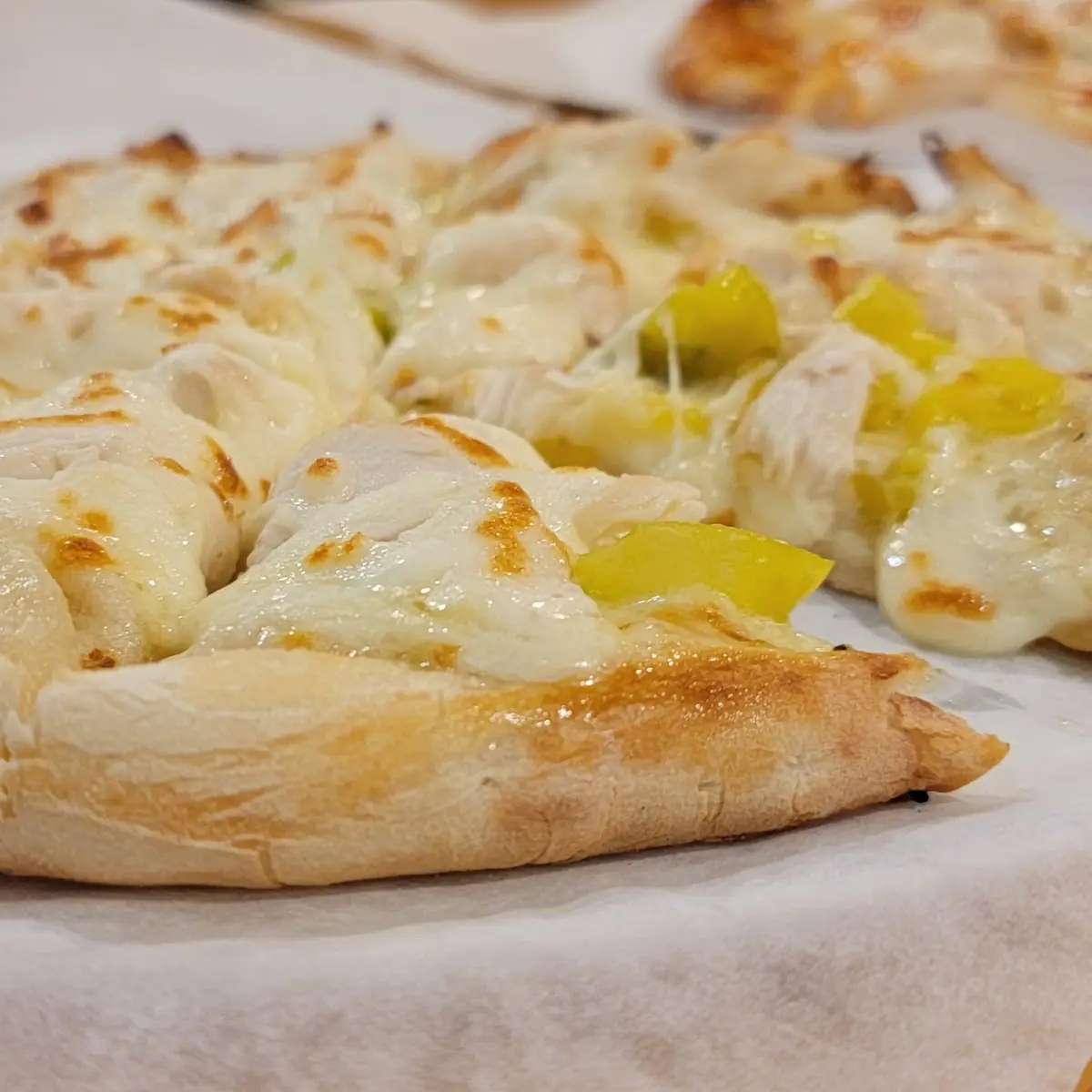 Chicken Alfredo with Banana Peppers