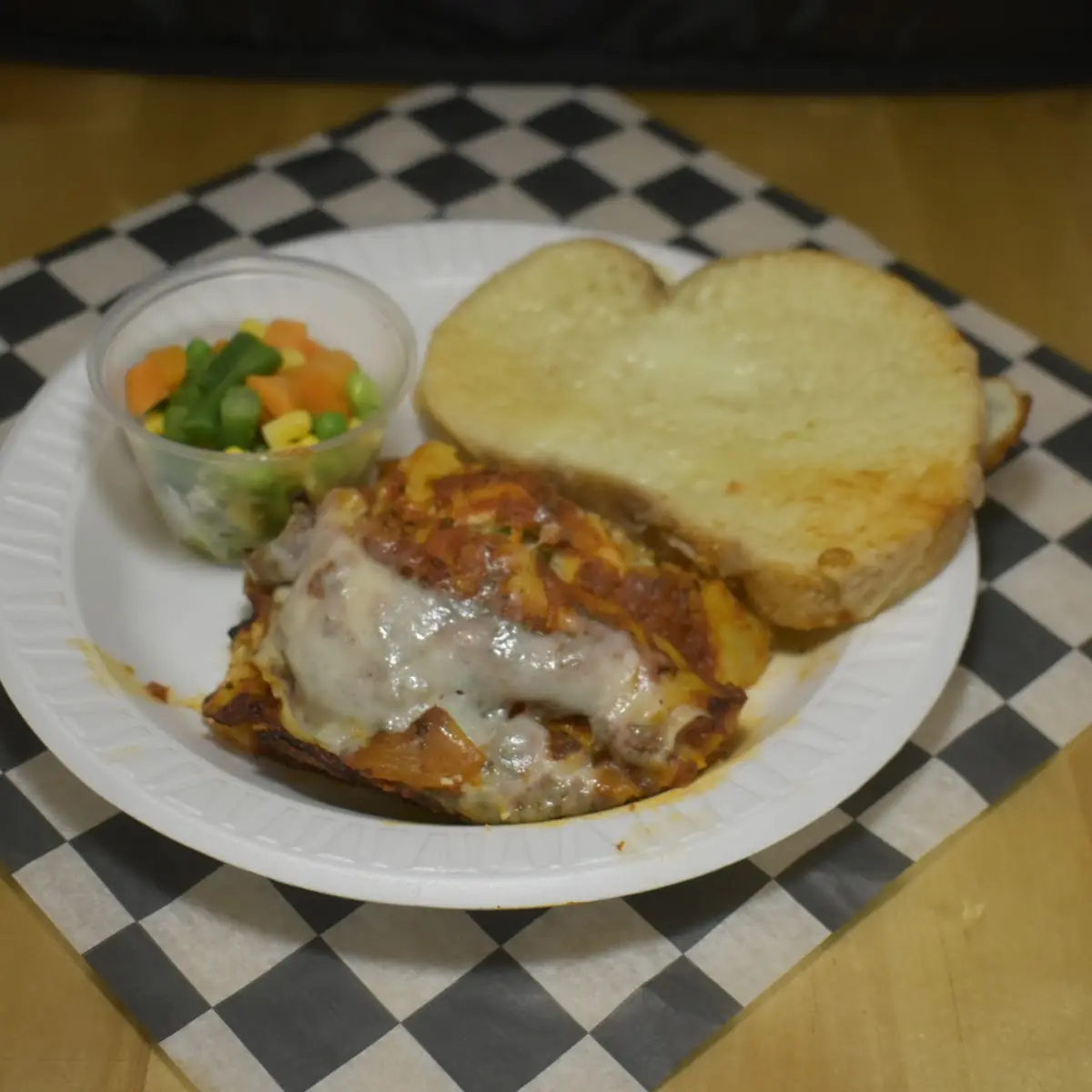 Lasagne and Cheese Bread