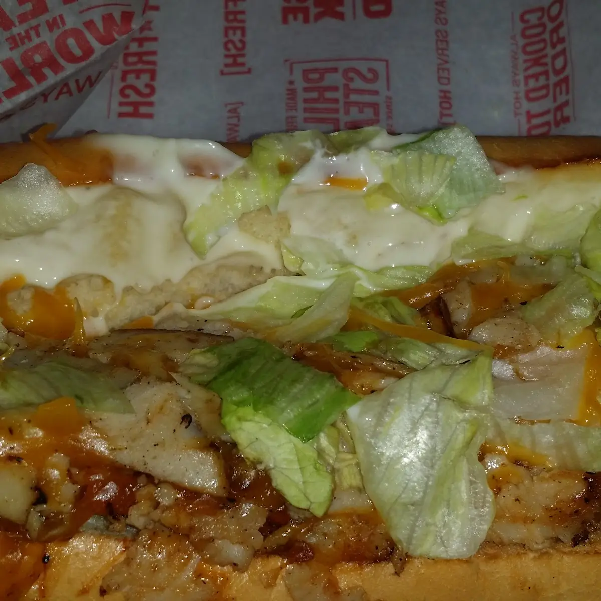 Chicken Cheesesteak Hoagie