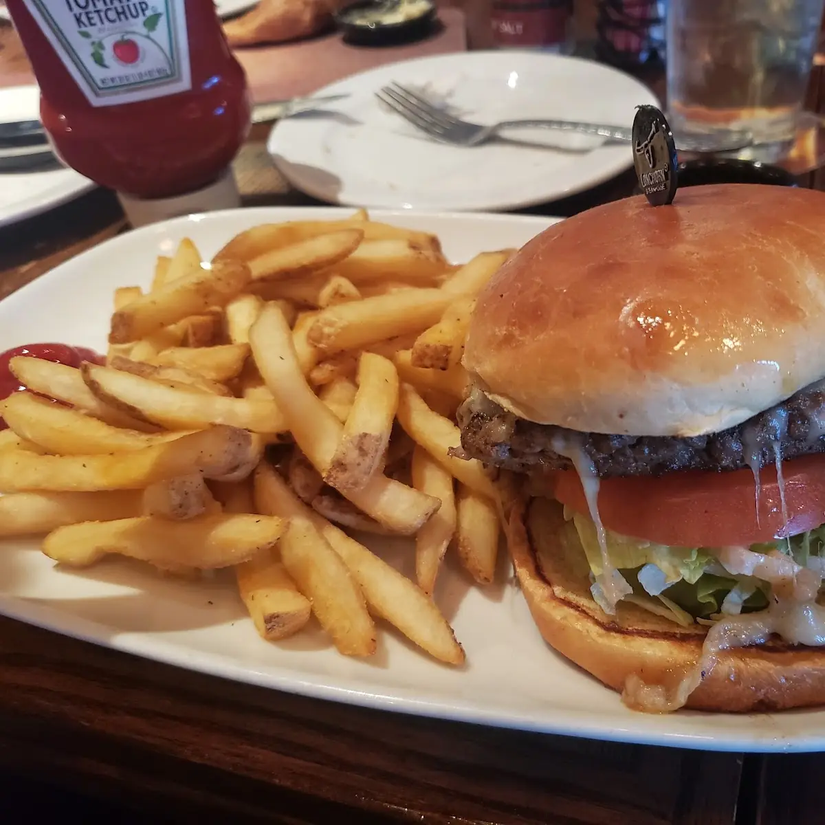 Burger and Fries