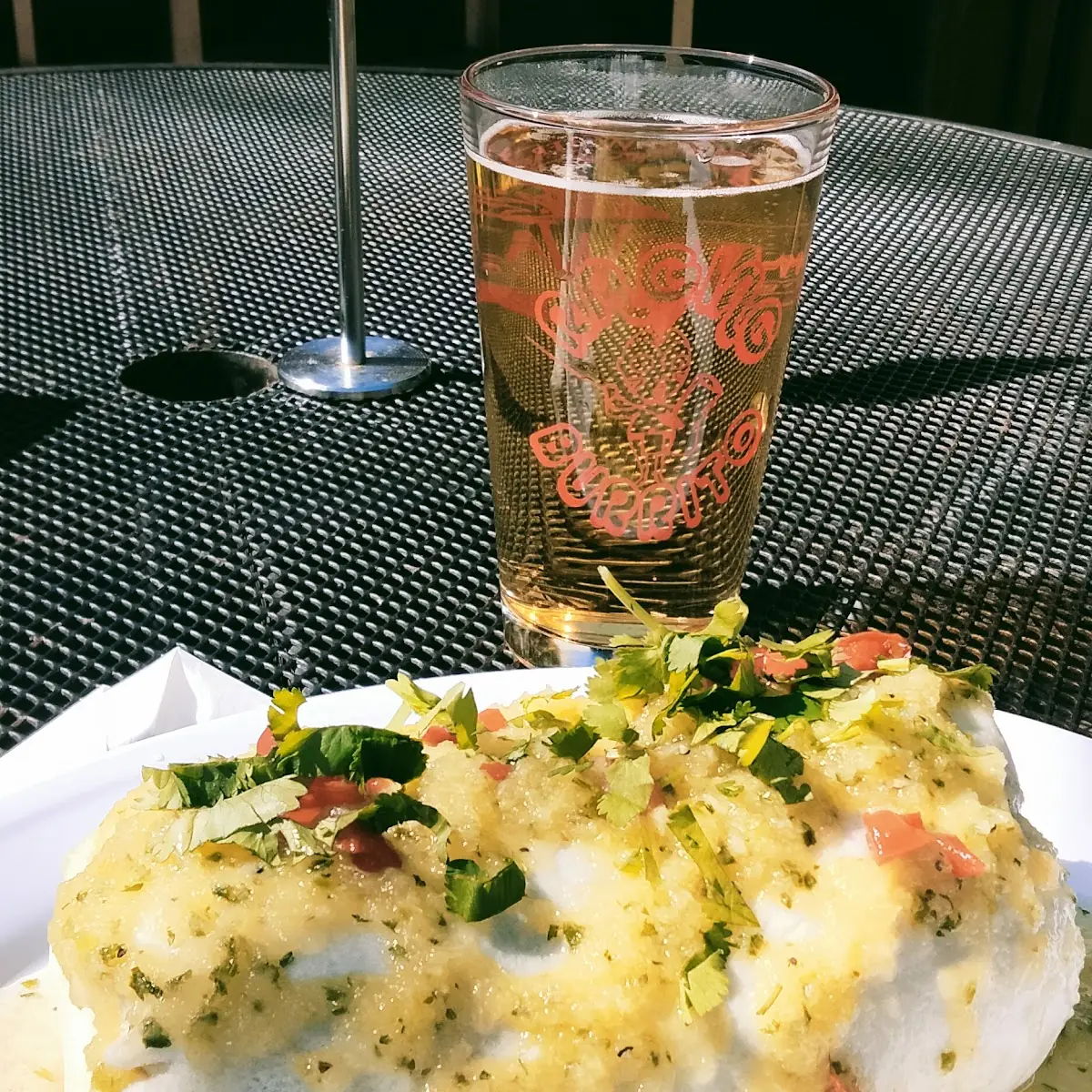 Pineapple Jerk Chicken Burrito