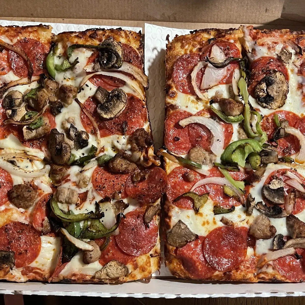 Deep Dish Supreme Pizza