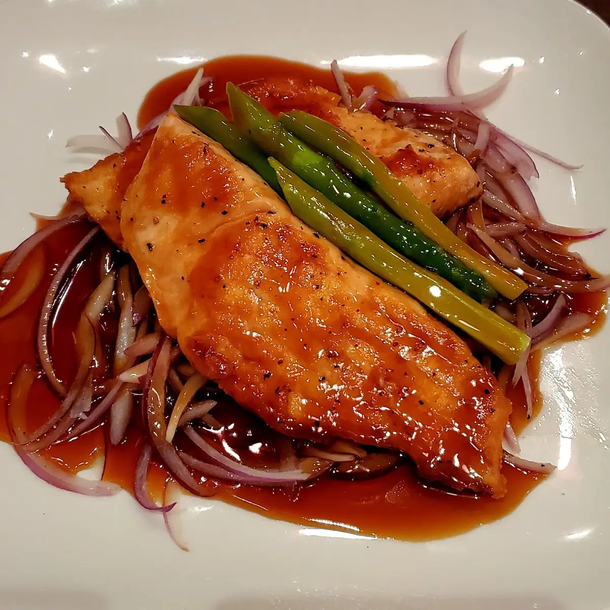 L Salmon Teriyaki