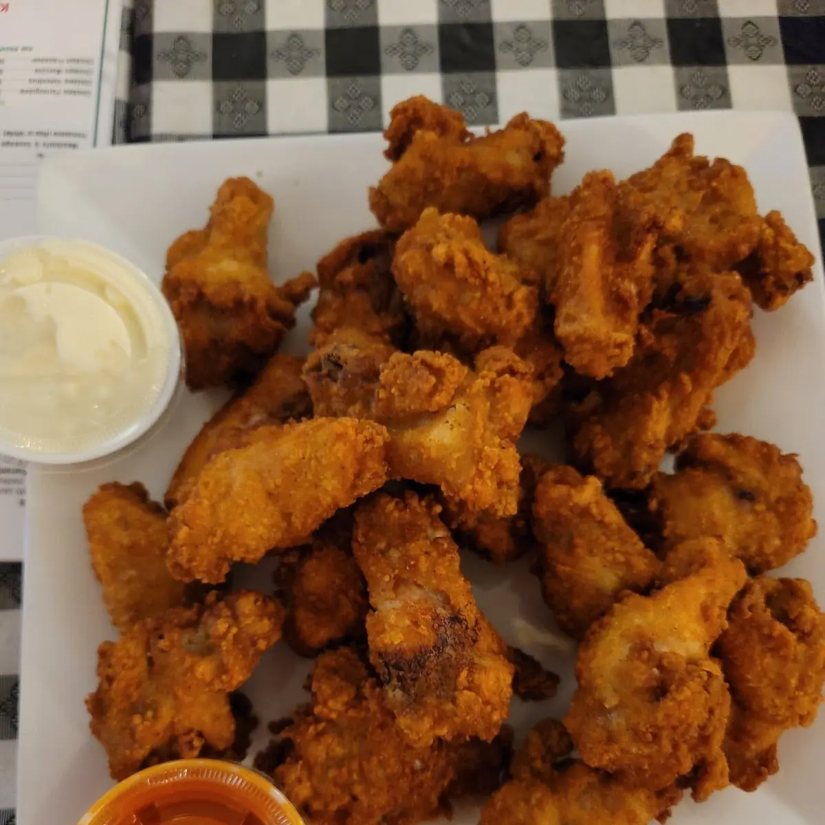 Fried Chicken Wings Appetizer