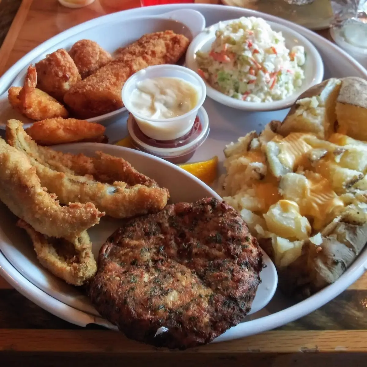 Broiled Seafood Platter