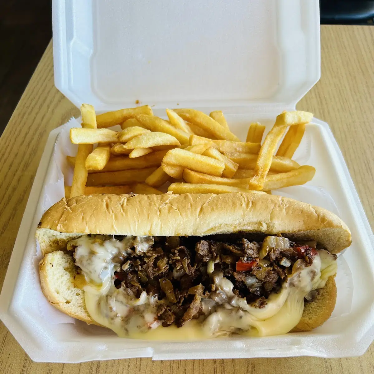 Philly Cheese Cake Fries