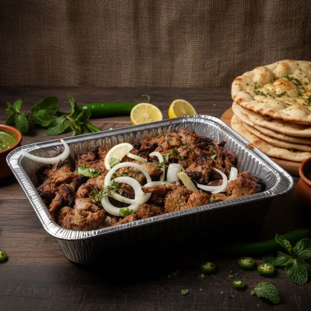 Charcol Goat Karahi