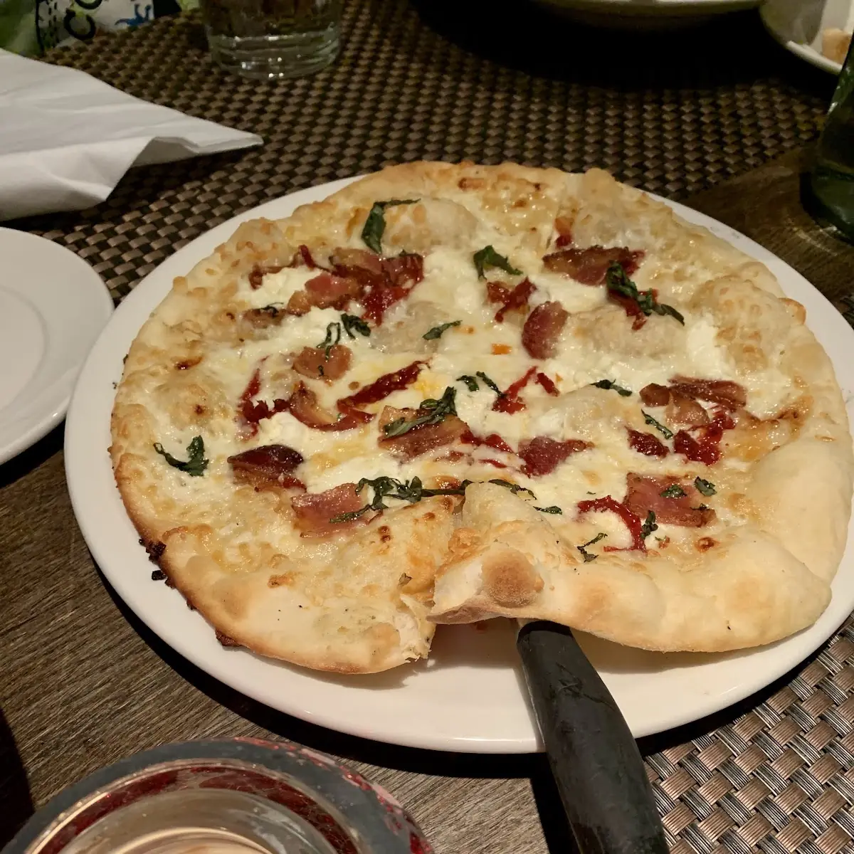 Goat Cheese and Honey Pizza