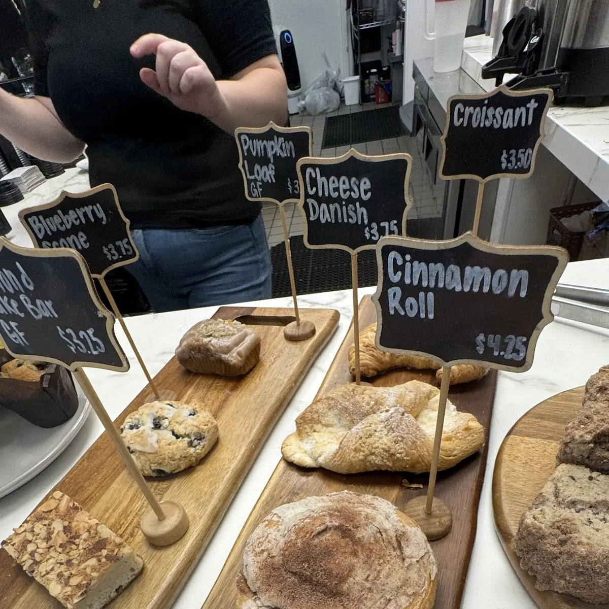 Fresh Baked Pastries on Display