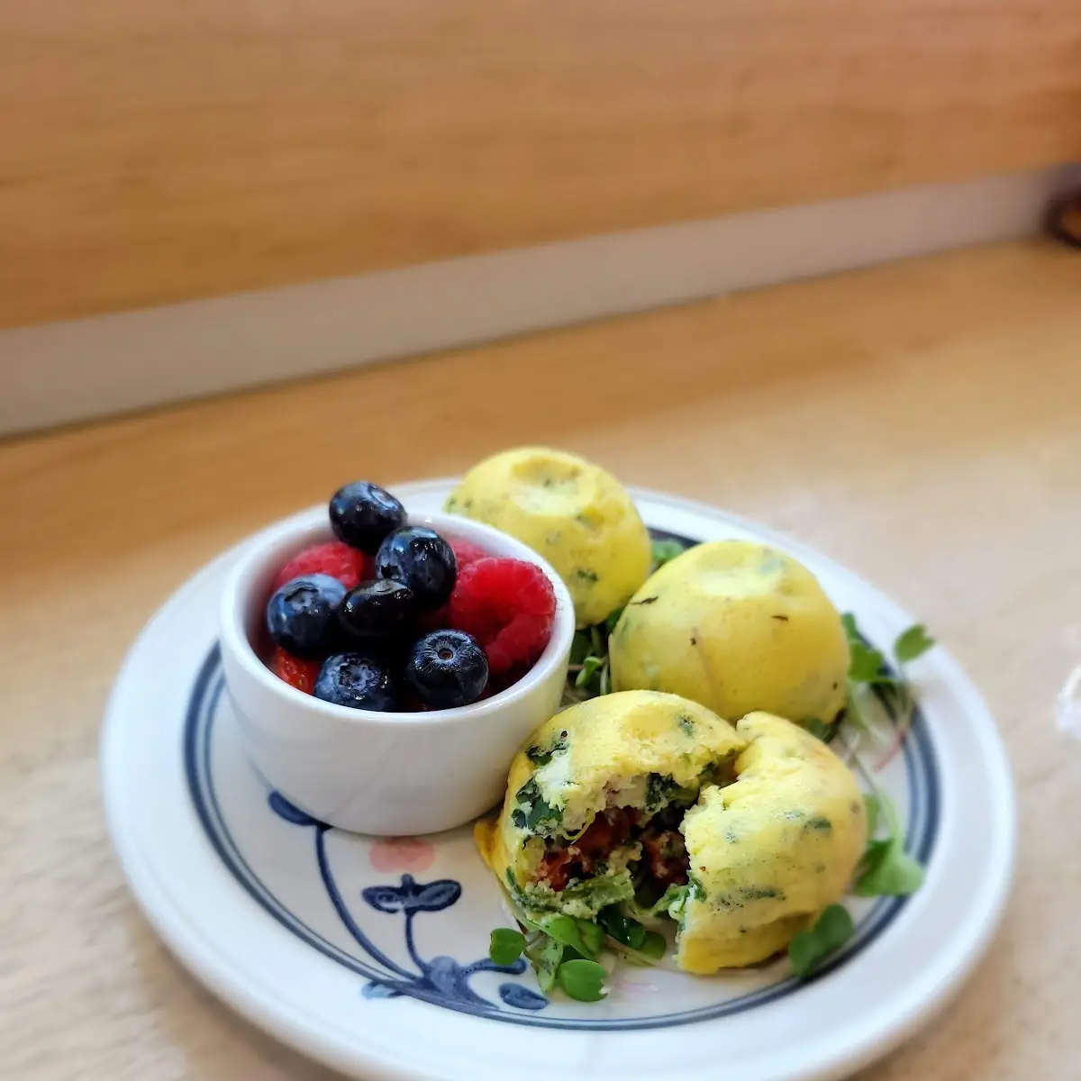 Spinach Tomato & Feta Egg Bites