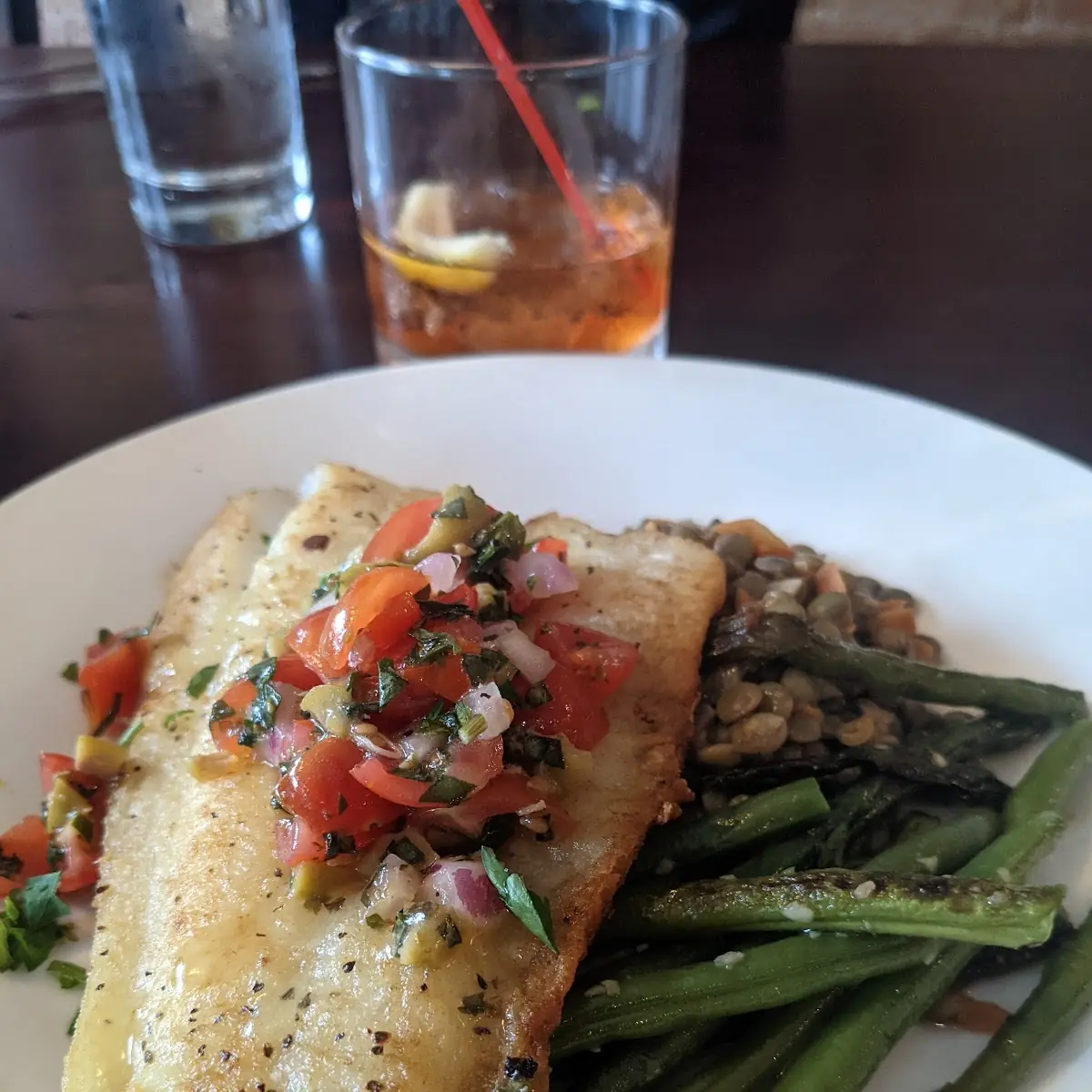 Pan Seared Branzino
