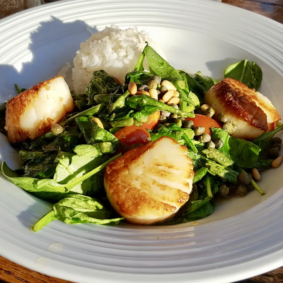 Pan Seared Sea Scallops
