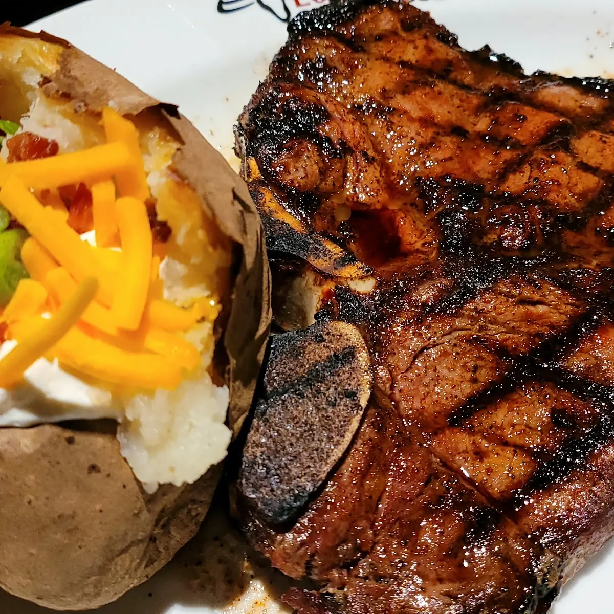 Outlaw Ribeye Steak Dinner