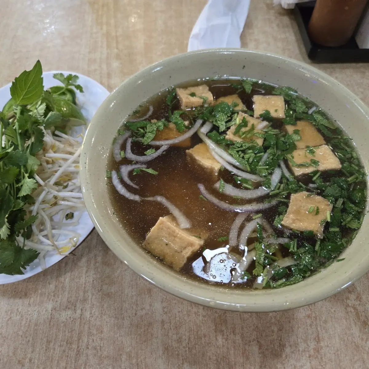 Pho with Fried Tofu