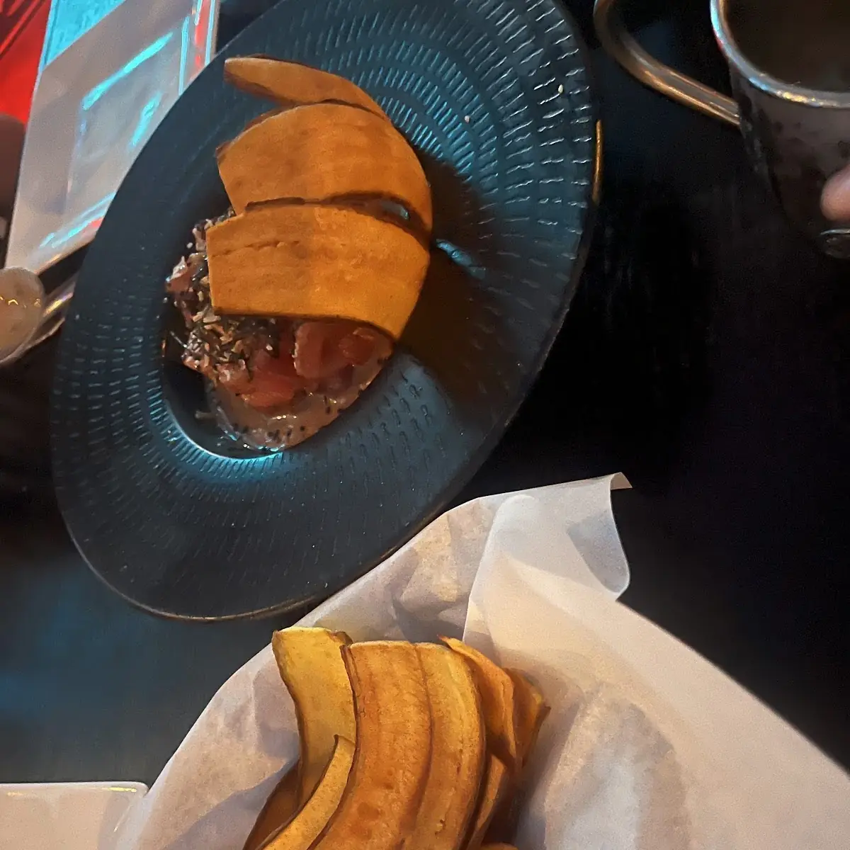 Tuna Ceviche Plantain Chips