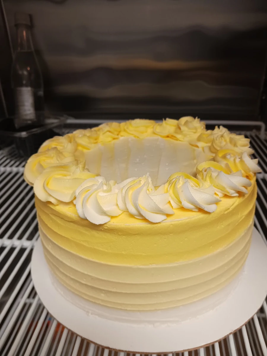 Yellow Birthday Cake