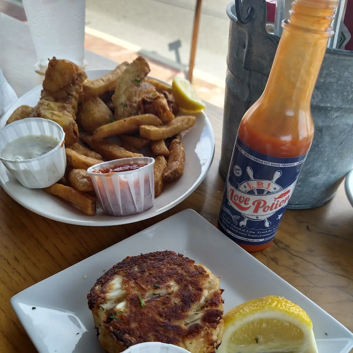 Mud River Crab Cake Sandwich