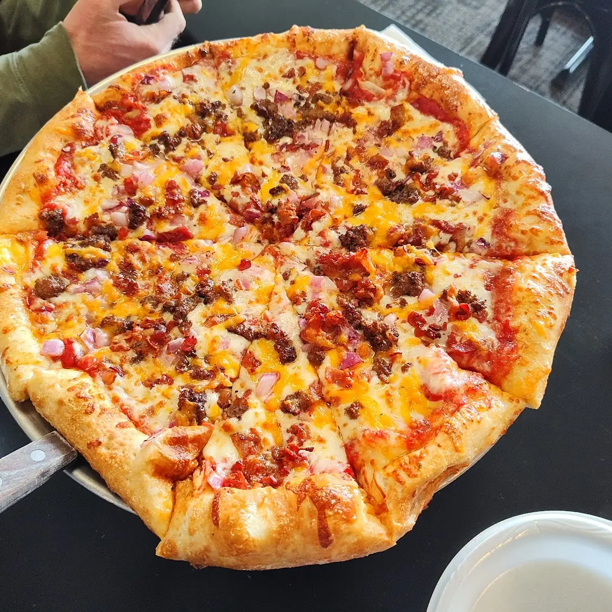 Double Bacon Cheeseburger Pizza