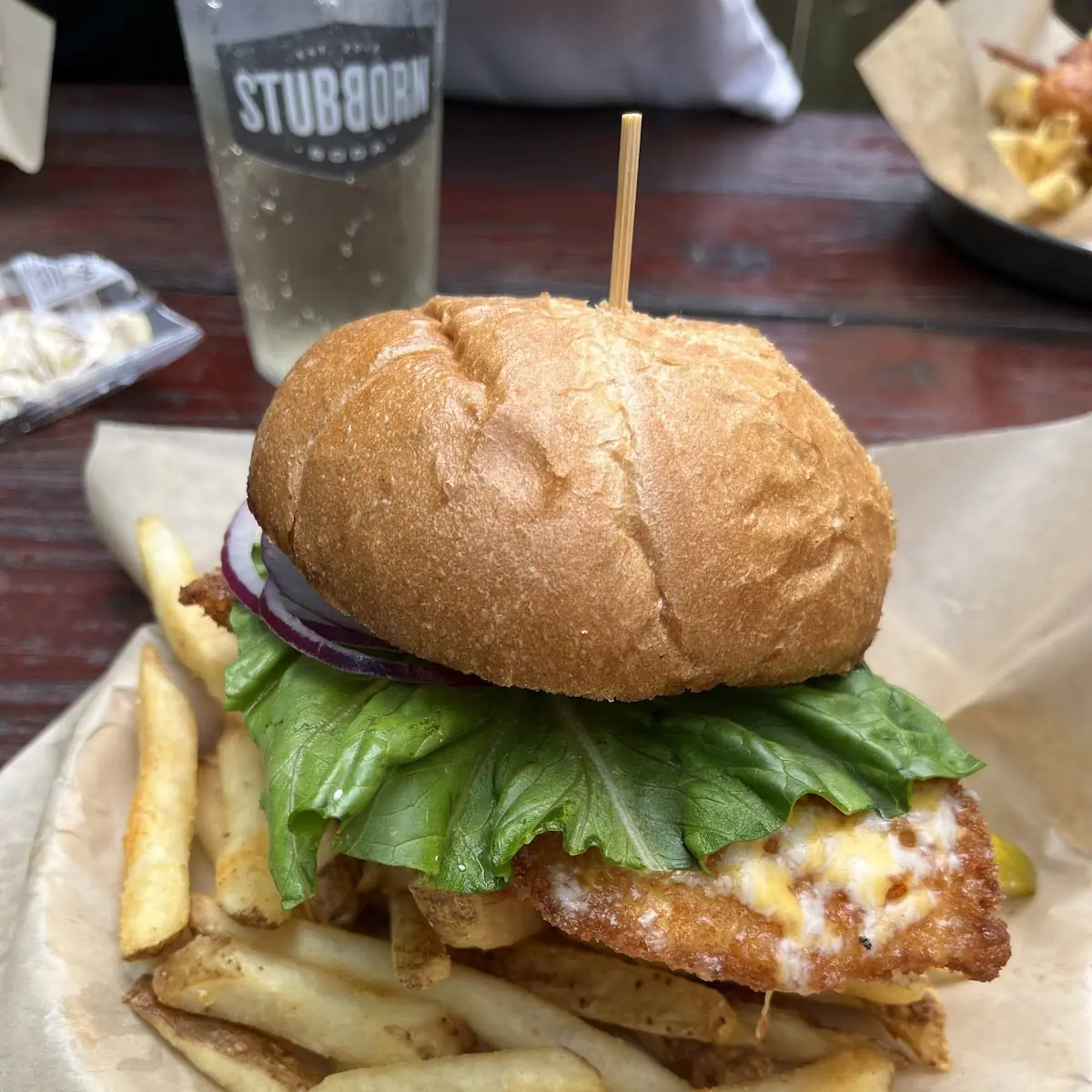 Halibut Fish Sandwich