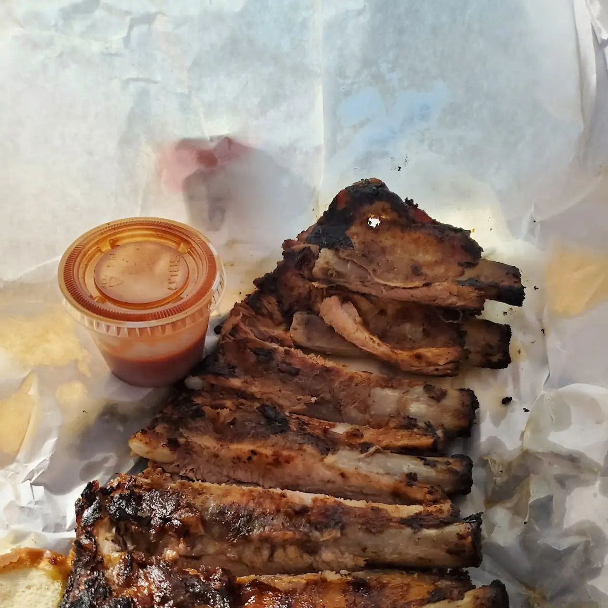 Half Rack of Ribs- Sauce on Side