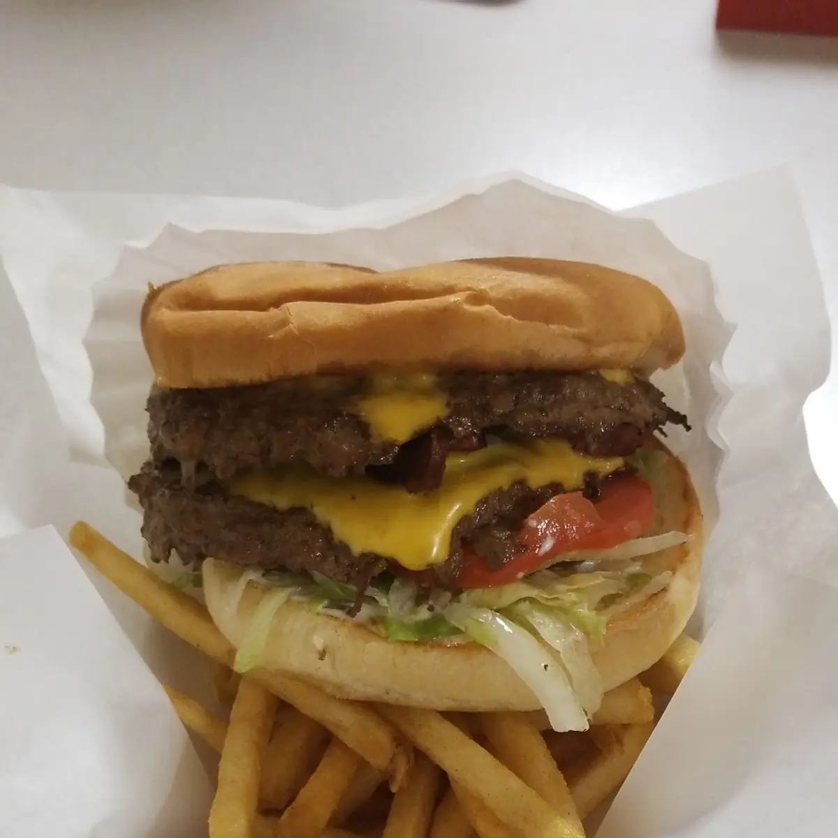 Bacon Double Cheeseburger Basket