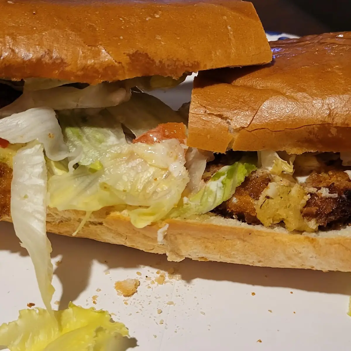 Crab Cake PO Boy
