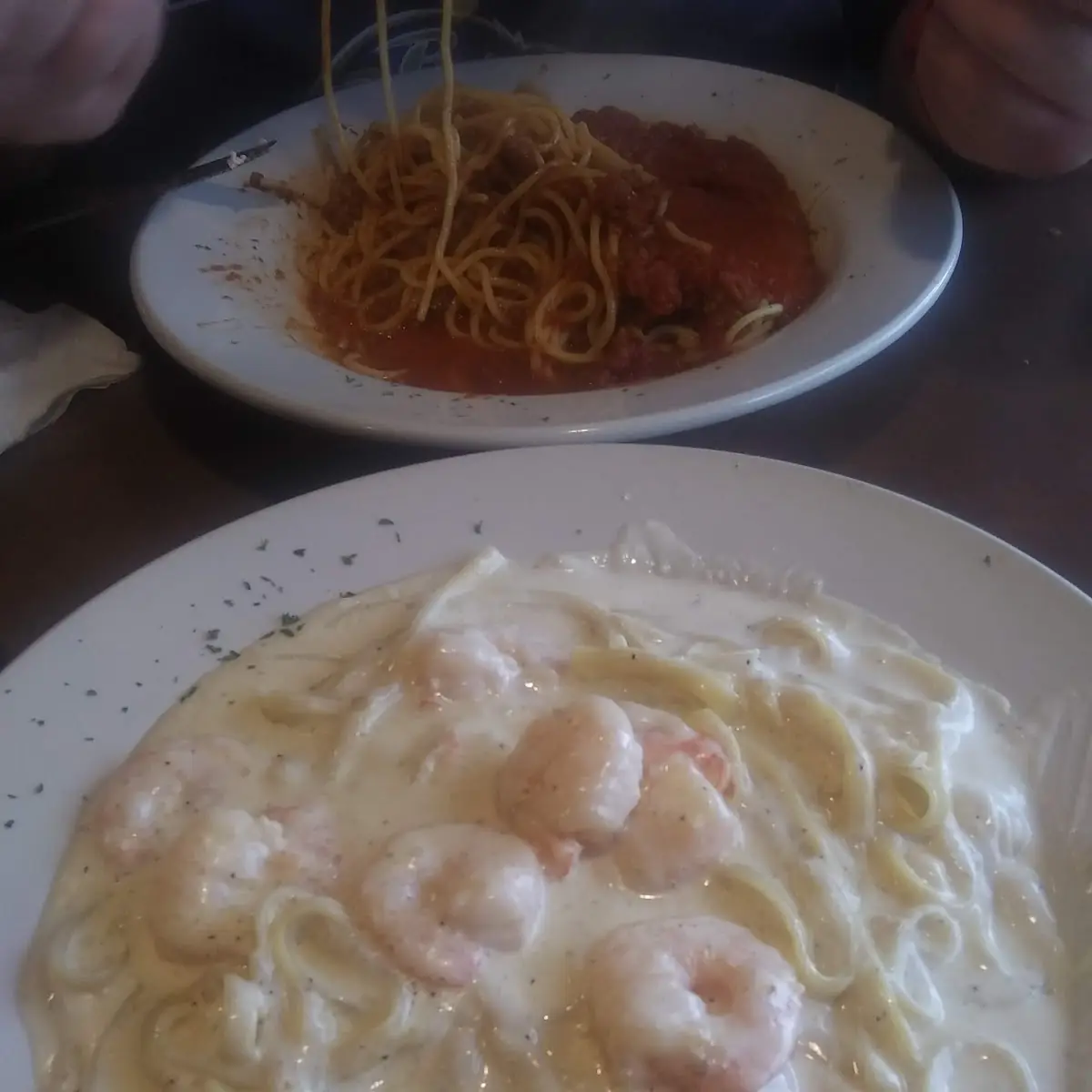 Shrimp Alfredo Pasta