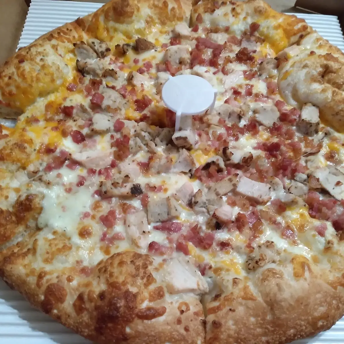Bacon Chicken Ranch Pizza