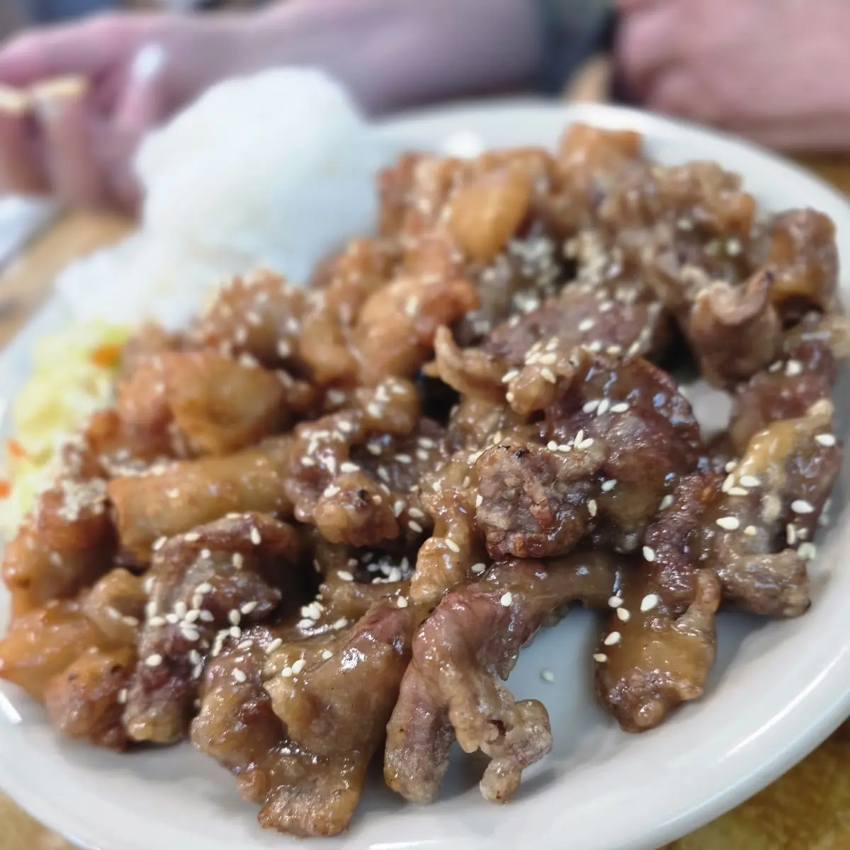 Sesame Chicken and Beef