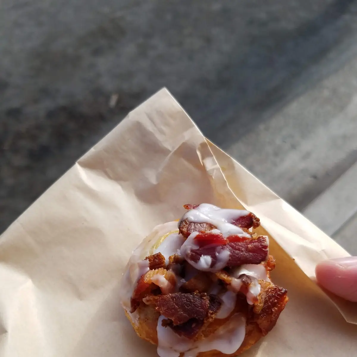 Mini Bacon Cinnamon Roll