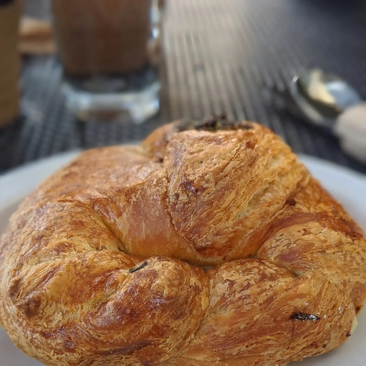 Stuffed Croissant Spinach Fetta
