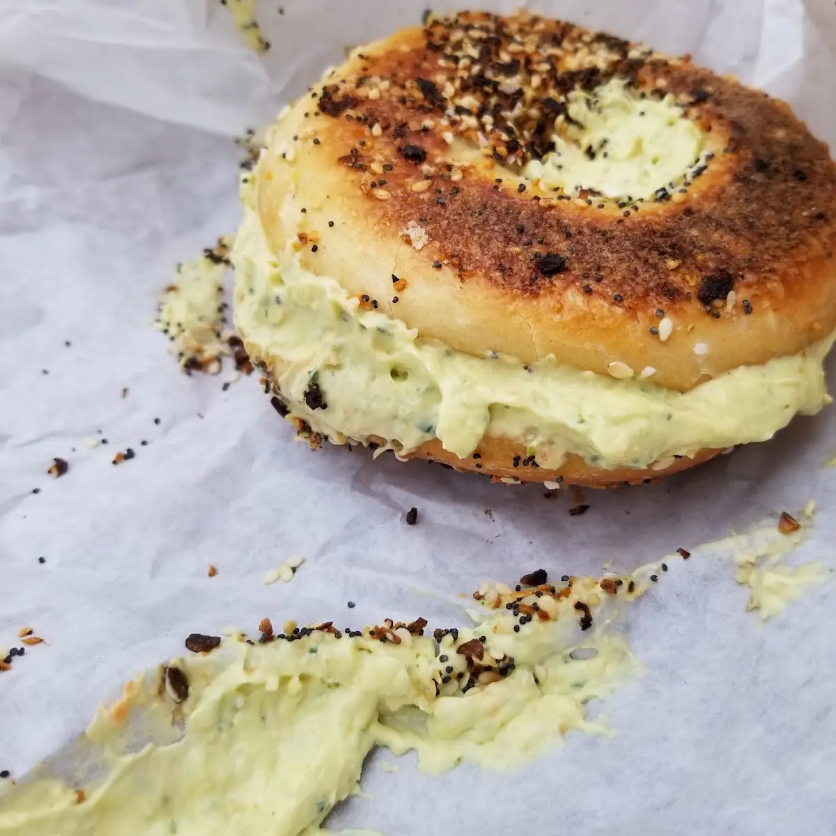 Everything Bagel with Cream Cheese