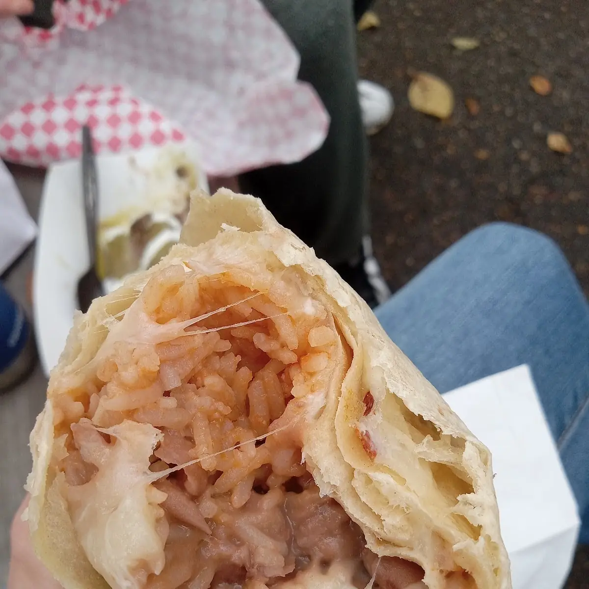 Bean Cheese Rice Burrito