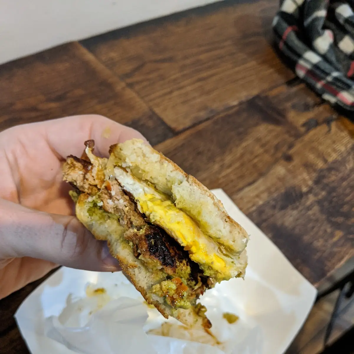 Chorizo Breakfast Sandwich