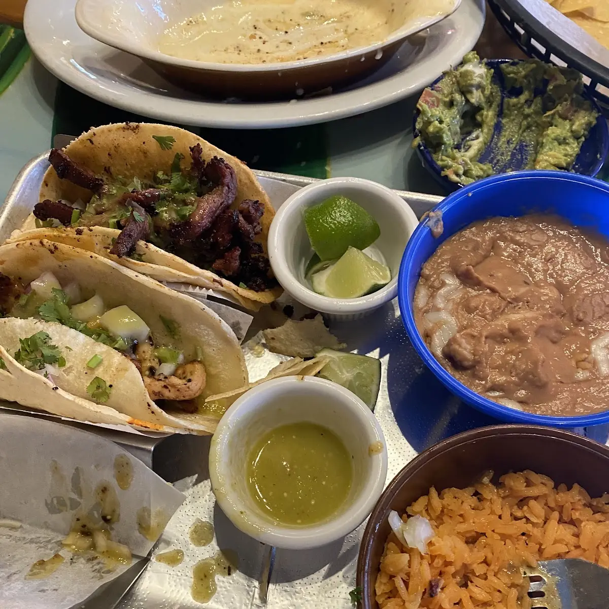 Side taco soft grilled steak