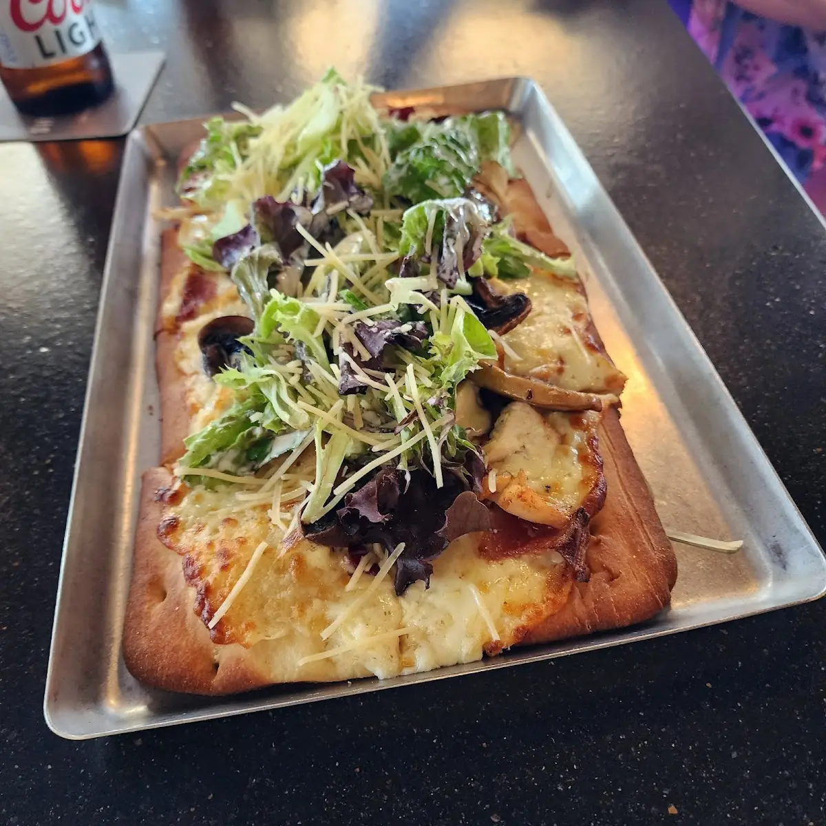 Chicken Bacon and Ranch Flatbread