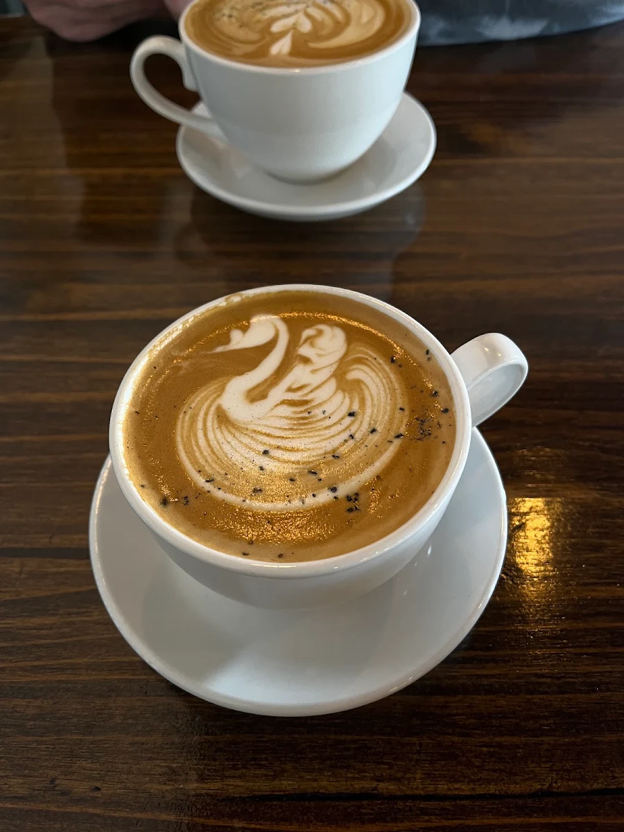 White Chocolate and Caramel Latte