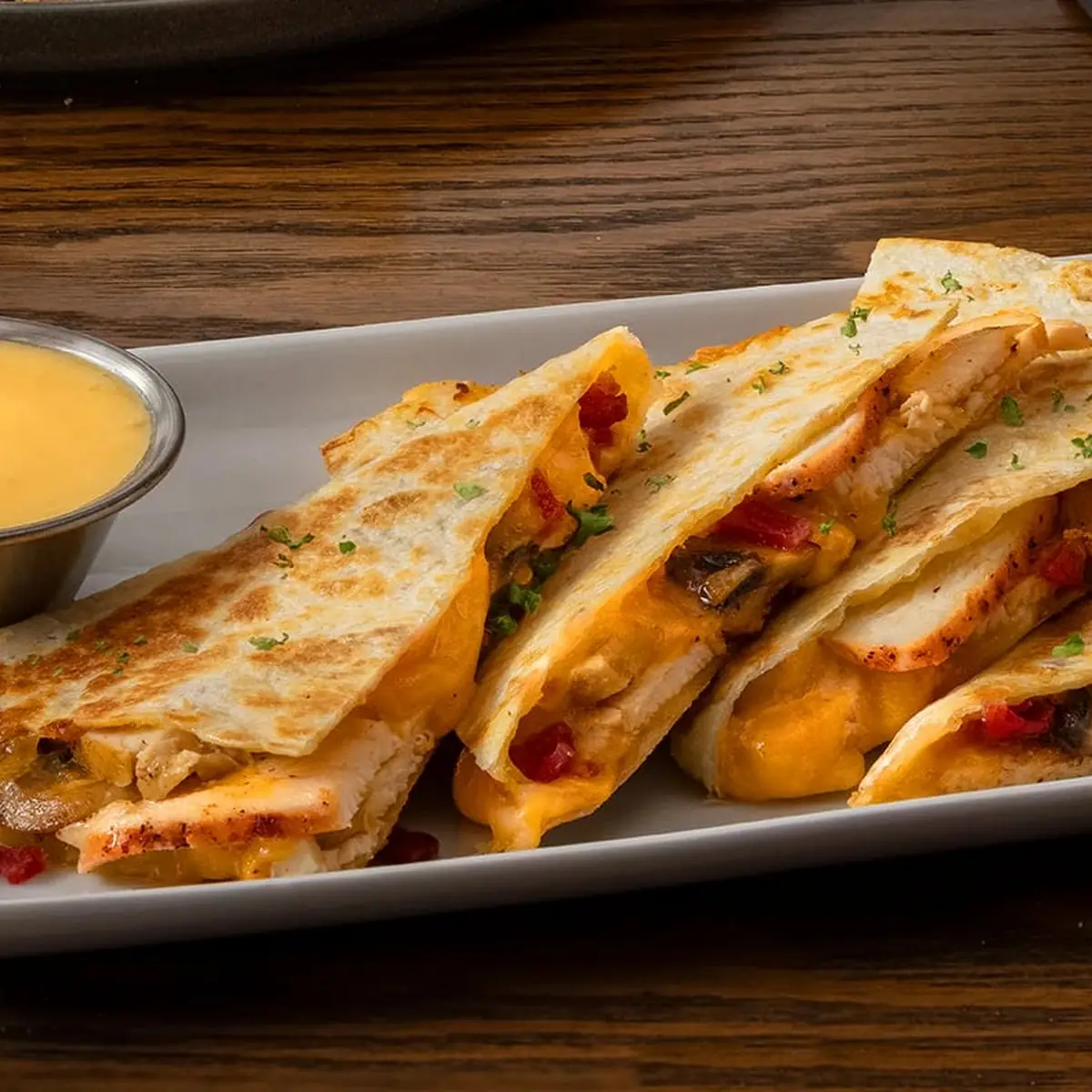 Alice Springs Chicken Quesadilla