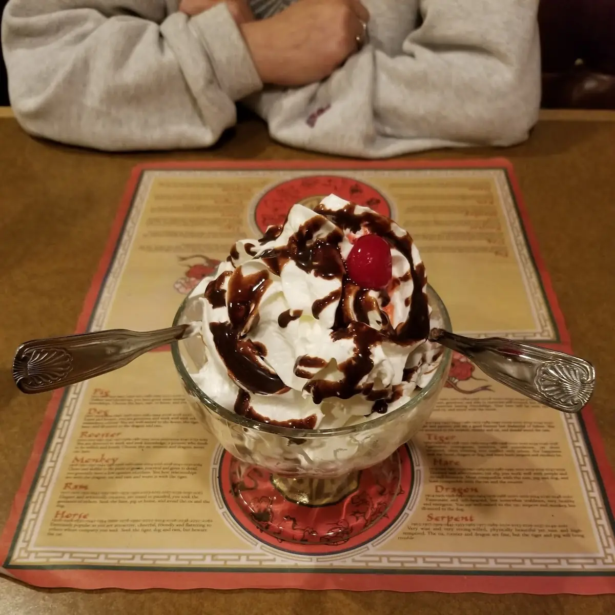 Fried Ice Cream Sundae