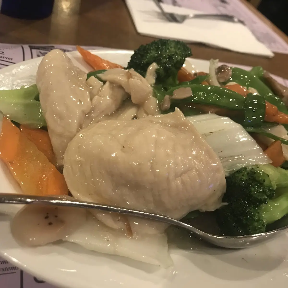 Steamed Chicken w Vegetables