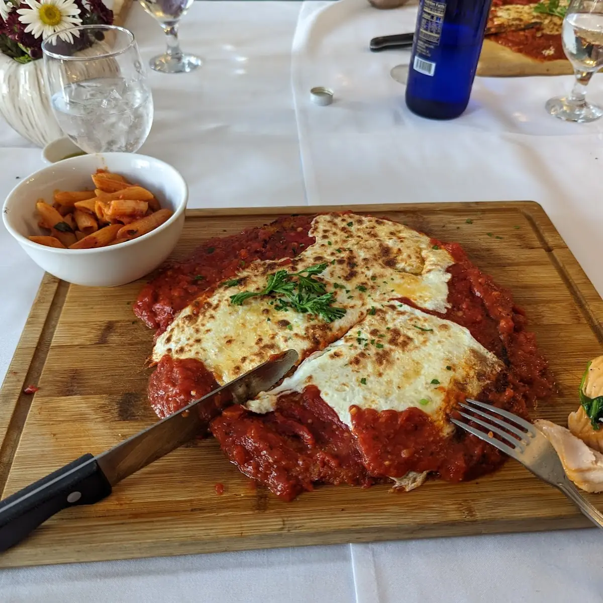 Chicken Parmesan with a Penne Pasta