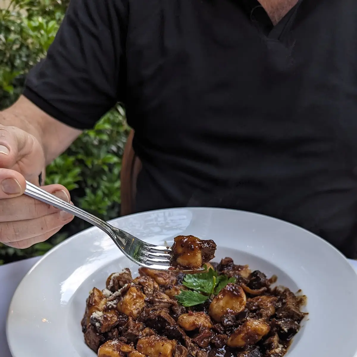 Gnocchi with Braised Beef Short Ribs Sauce