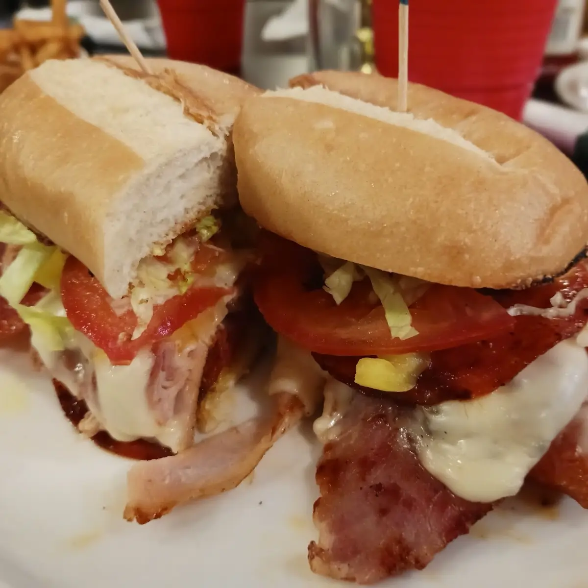Hot Italian Sub Hoagie